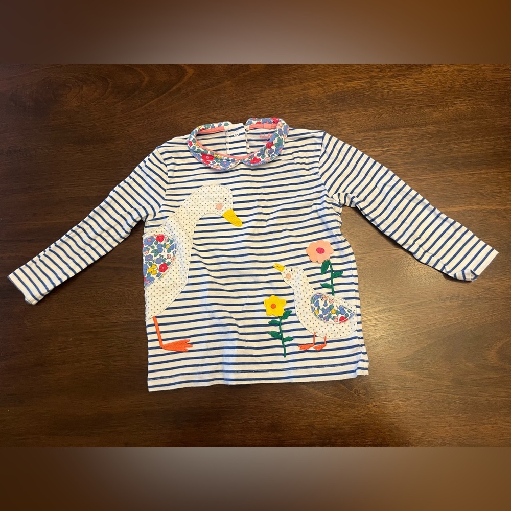 Baby Boden Goose Shirt